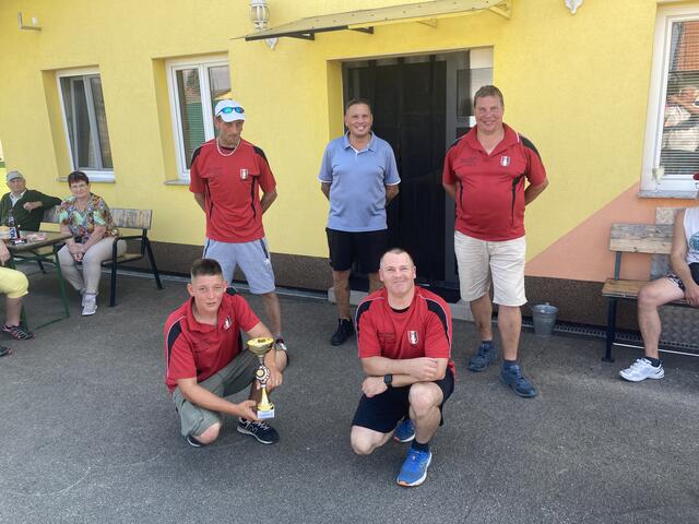 Das Team mit Edmund Putz, Dominik Riepl, Rene Cimler, Sascha Sackmann siegte beim letzten Turnier.