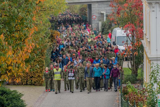 Im Herbst 2019 gingen viele beim FF-Jugendwandertag mit. Heuer findet er wegen der Corona-Krise nicht statt.