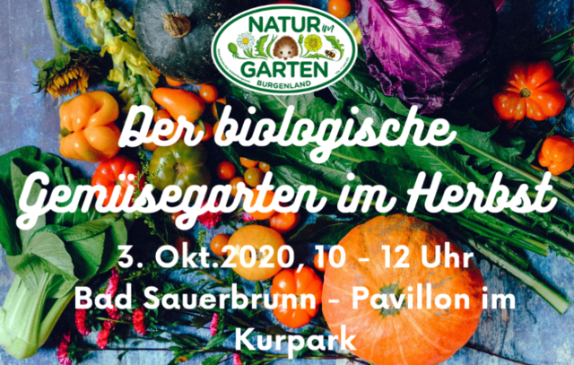 Veranstaltung Der biologische Gemüsegarten im Herbst Mattersburg