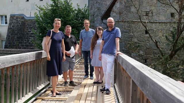 Lokalaugenschein beim Übergang Scheiblingturm
