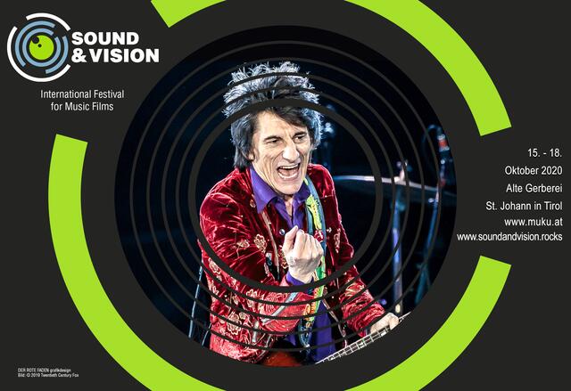 Film über Ronnie Wood bei "Sound & Vision" in der Alten Gerberei in St. Johann.