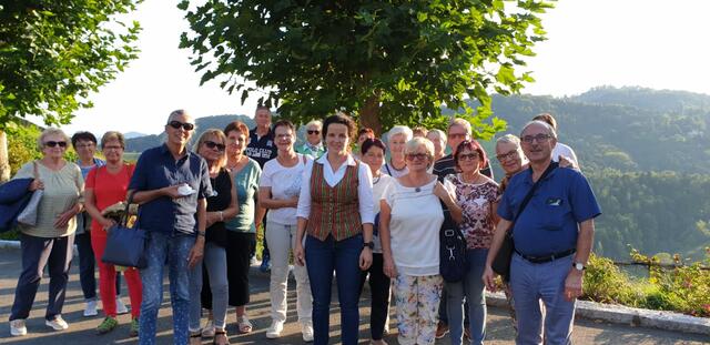 Die Gruppe aus dem Mittelburgenland beim Ausflug in die Südsteiermark
