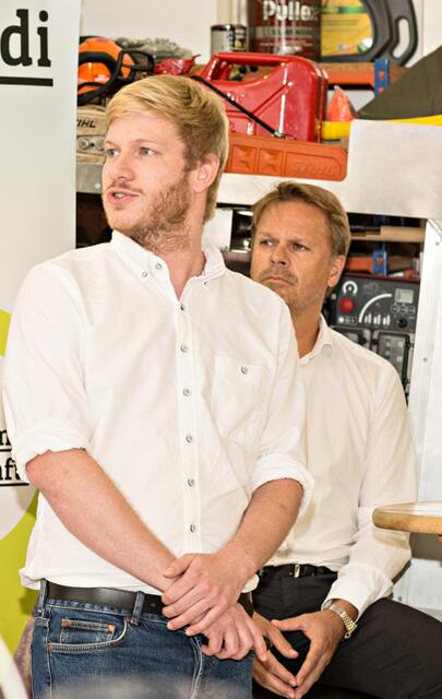 Investment in die Zukunft - Herbert Jöbstl, David Rabensteiner (v.l.)