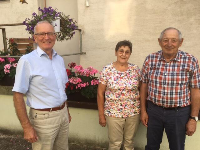Werner Gradwohl und Michael Fremmel mit Gattin Wilma