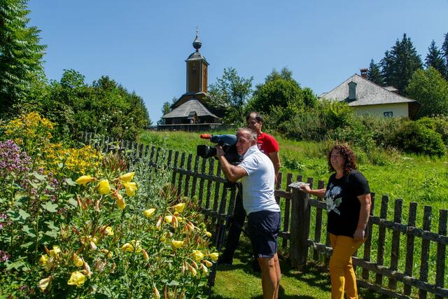 Team: Kamera Benito Oliva, Ton Georg Ulbing und FNL-Sieglinde Salbrechter