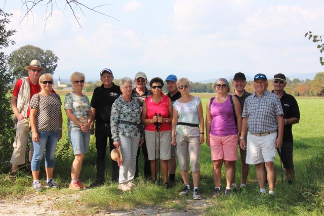 Die Wandergruppe marschierte rund um Mooskirchen.