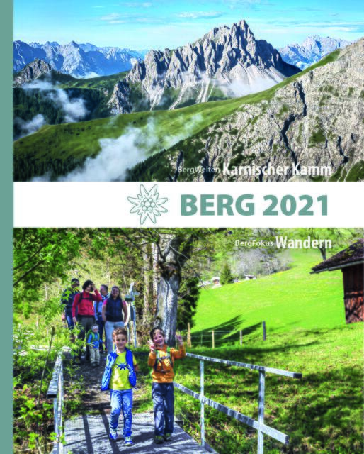 Das Cover des Alpenvereinsbuchs für das Jahr 2021