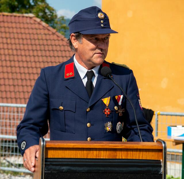 FF St. Donat-Kommandant Manfred Elsbacher