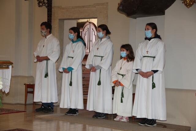 Festlich gestaltet sich der Gottesdienst, bei dem Pfarrer Werner Marterer in Preding willkommen geheißen wurde.