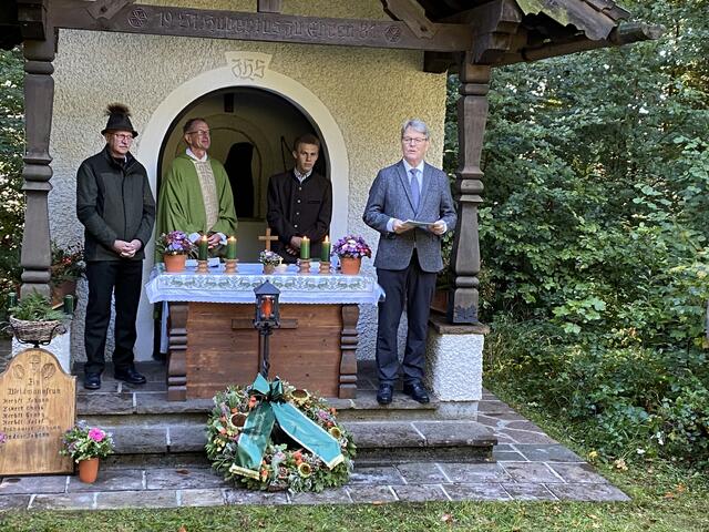 Die Elsbethener Jägerschaft feierte ihre jährliche Messe.