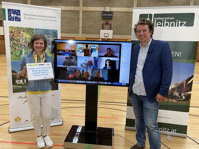 Kathrin Lendl und Kevin Walter luden zur Online-Pressekonferenz ein.