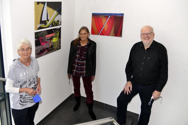 Stolz: Margret Joch, Hadwig Schindler-Hopfgartner und Willi Pleschberger