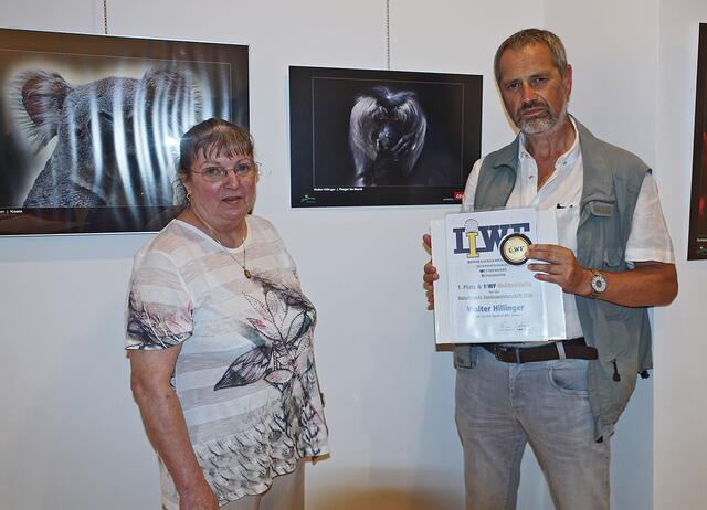 OÖ Landesreferentin Christine Steinleitner und Walter Hillinger