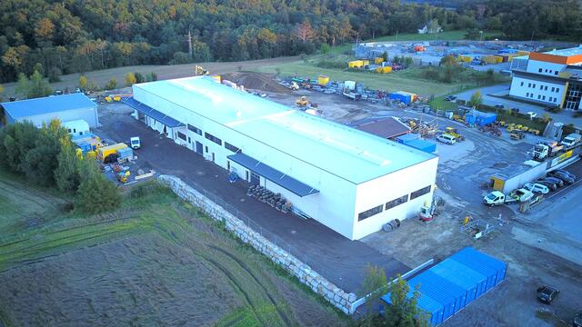 Das neue Gebäude der HABAU Group in Horn steht bereits. Nun passiert der Innenausbau.