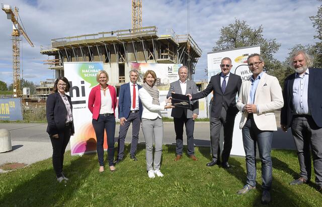 Wohnbauprojekt "hi harbach" schreitet voran. Konkrete Pläne wurden präsentiert.