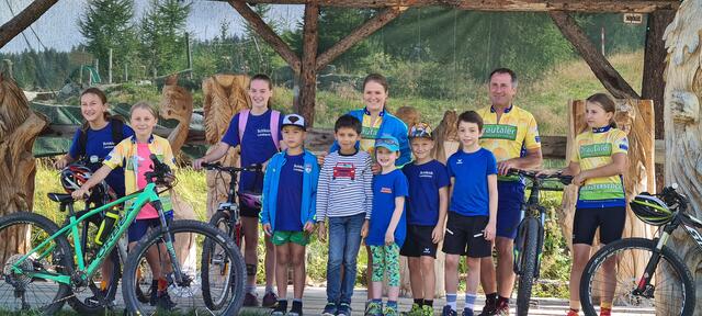 Die jungen Schirennläuer beim SK Landskron haben im Sommer richtig gut Kraft getankt.  | Foto: SK Landskron/KK