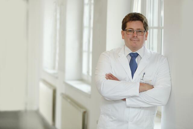 Oberarzt Alexander Lang ist neuer Leiter der Palliativabteilung im Pyhrn-Eisenwurzen Klinikum Steyr.