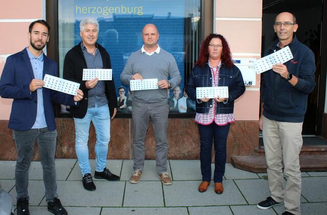 Auch Max Gusel, Manfred Gutmann, Erich Hauptmann, Romana Hiesleitner und Peter Schwed haben fleißig gesammelt.