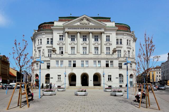 Wer wird künftig im Amtshaus Floridsdorf den Ton angeben? Das entscheidet sich am 11. Oktober.