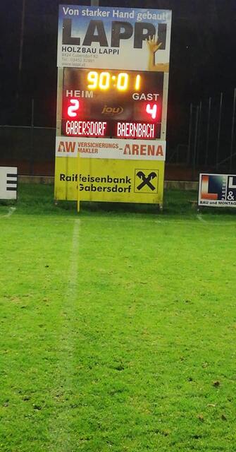 Bravo Bärnbach. In Gabersdorf gab es den ersten Saisonsieg.
