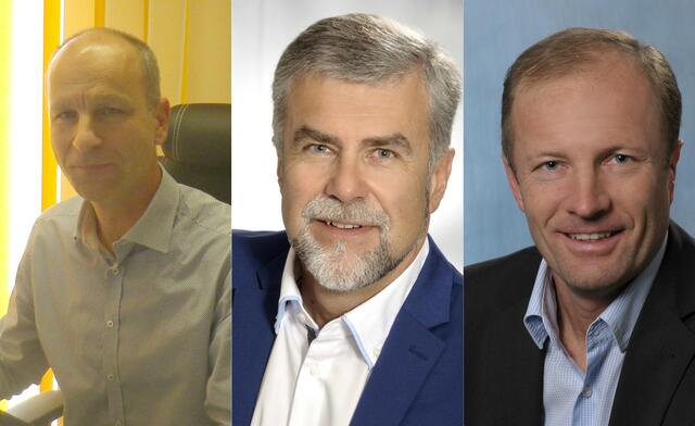 Heinz Peherstorfer (PTS Neufelden), Reinhold Petz (PTS Aigen-Schlägl) und Hans-Peter Indra (PTS Rohrbach).