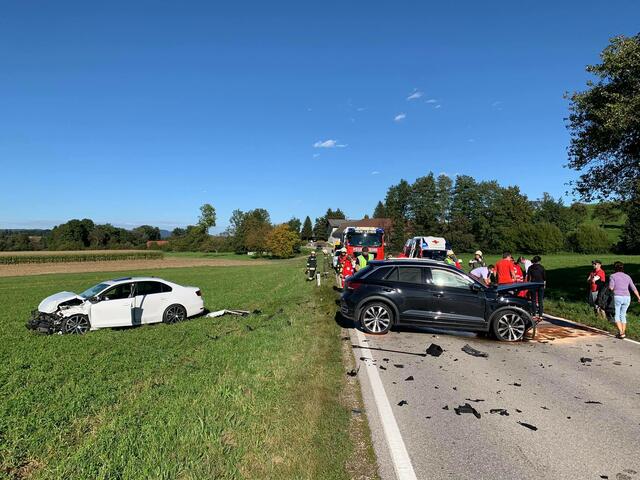 Schwerer Verkehrsunfall auf der Bundesstraße B29 im Melktal
