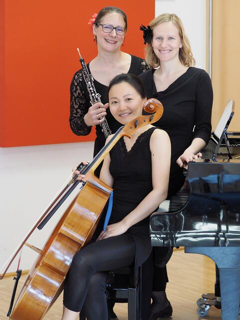 Die Vielfalt der Stücke und der Stile vom „Trio Phönix“ verspricht einen kurzweiligen Konzertabend.