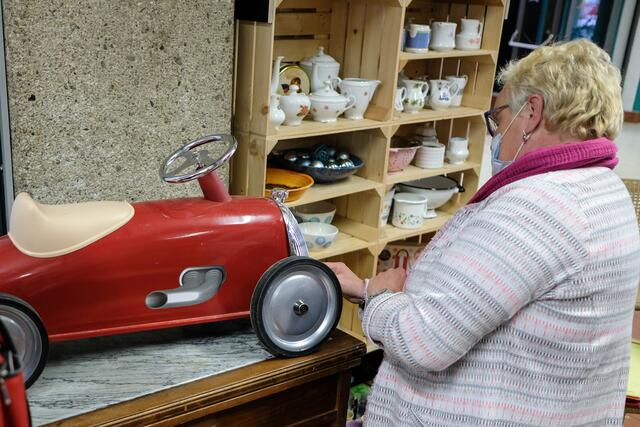 Ingrid Hammerschmid ist als ehrenamtliche Helferin dabei. | Foto: Gerhard Gruber