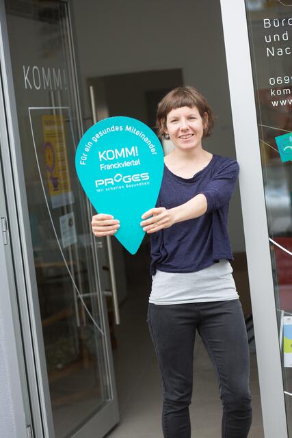Hält im Komm!-Büro die Stellung: Projektkoordinatorin Nicole Wagner. | Foto: Proges