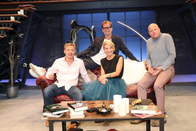 Christoph von Friedl, Kristina Sprenger, Gerhard Kasal und Regisseur Alexander Jagsch.