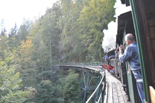 Eine Zugfahrt mit der Dampflok durch unser schönes Ötscherland
