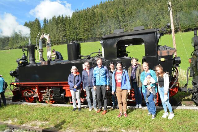 Der Arbeitnehmerbund aus Wolfpassing unternahm einen Ausflug mit dem Ötscherland-Express.