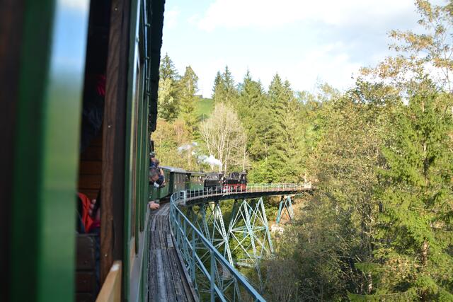 Eine Zugfahrt mit der Dampflok durch unser schönes Ötscherland