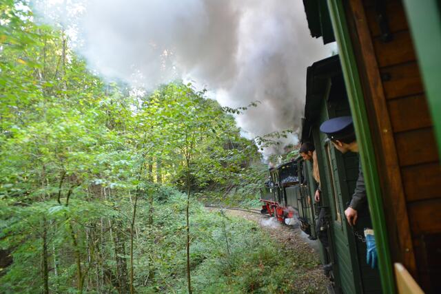 Eine Zugfahrt mit der Dampflok durch unser schönes Ötscherland