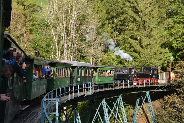 Eine Zugfahrt mit der Dampflok durch unser schönes Ötscherland
