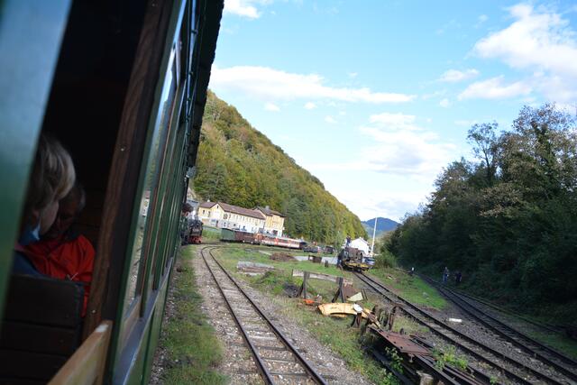 Eine Zugfahrt mit der Dampflok durch unser schönes Ötscherland