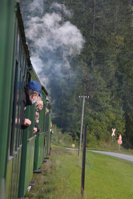 Eine Zugfahrt mit der Dampflok durch unser schönes Ötscherland