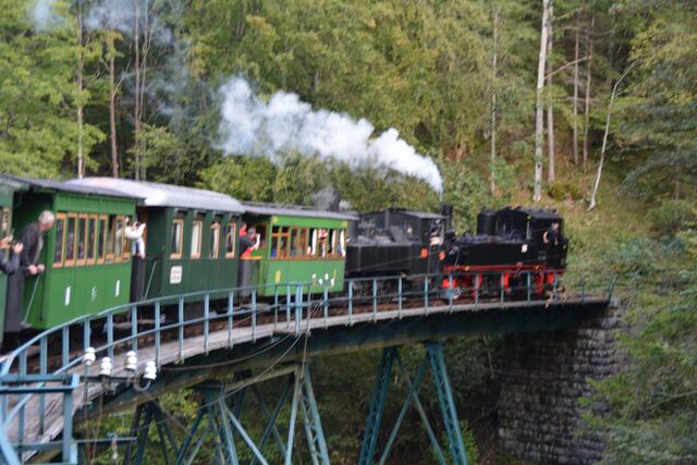 Eine Zugfahrt mit der Dampflok durch unser schönes Ötscherland