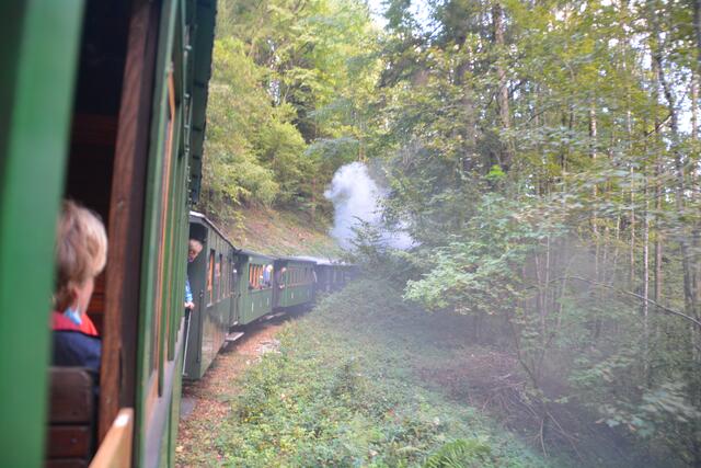 Eine Zugfahrt mit der Dampflok durch unser schönes Ötscherland