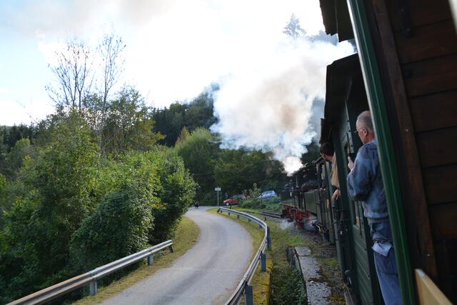 Eine Zugfahrt mit der Dampflok durch unser schönes Ötscherland