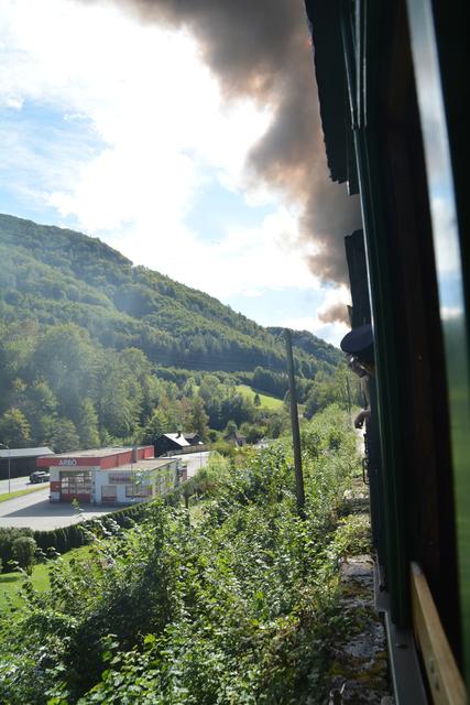 Eine Zugfahrt mit der Dampflok durch unser schönes Ötscherland