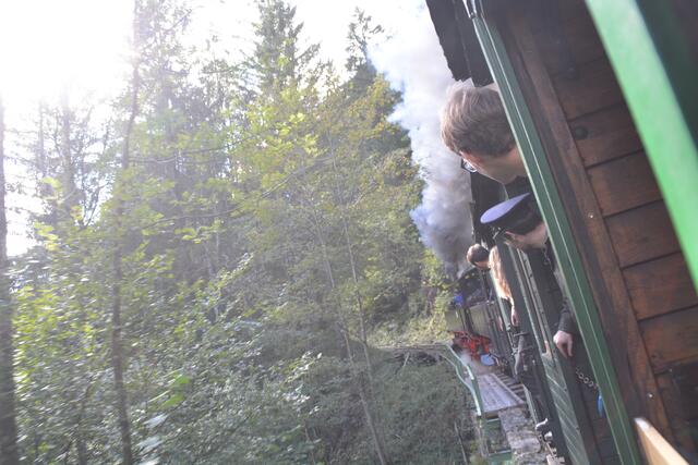 Eine Zugfahrt mit der Dampflok durch unser schönes Ötscherland