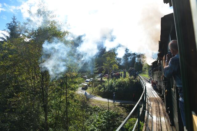 Eine Zugfahrt mit der Dampflok durch unser schönes Ötscherland