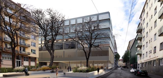 Der neue MedUni Campus in der Mariannengasse wird künftig von über 700 Wissenschaftern und 2.000 Studierenden genutzt.