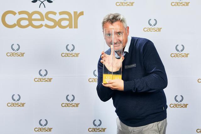 Harald Sturm, Inhaber der Schärdinger Werbeagentur Sturmerprobt, freute sich über den Werbepreis.