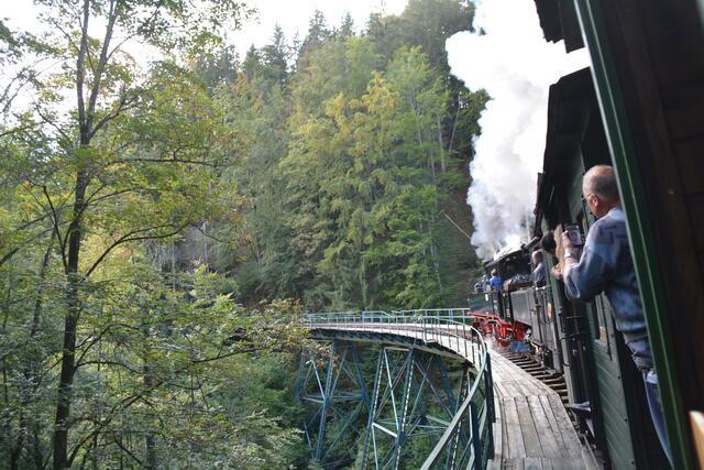 Eine Zugfahrt mit der Dampflok durch unser schönes Ötscherland