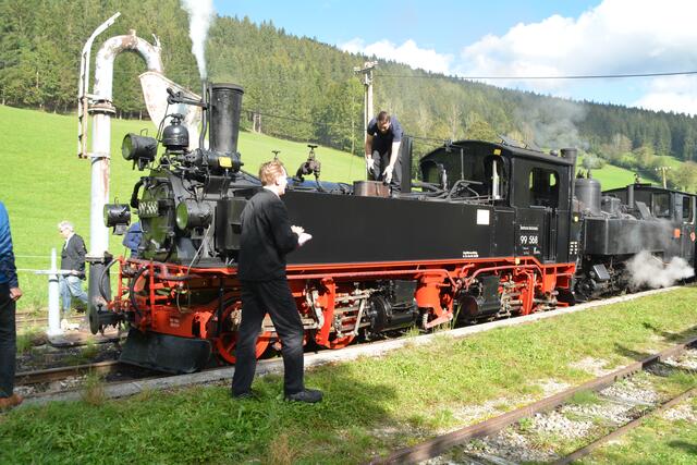 In Pfaffenschlag bei Lunz am See muss Wasser nachgefüllt werden.