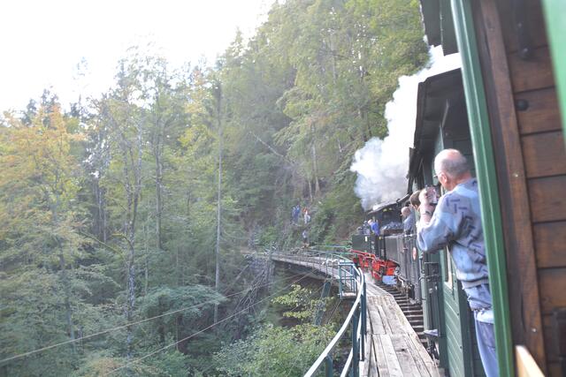 Eine Zugfahrt mit der Dampflok durch unser schönes Ötscherland