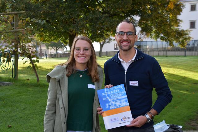 Sophie Riemer und Bernhard Lanner aus der Ortsgruppe Mautern konnten bei der Genussolympiade Gold für den Landjugendbezirk Leoben gewinnen.