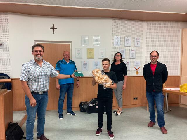 Andreas Heschl, Pate Martin Schermann, Sebastian Doppler, Patin Marlene Flasch, Martin Hetlinger